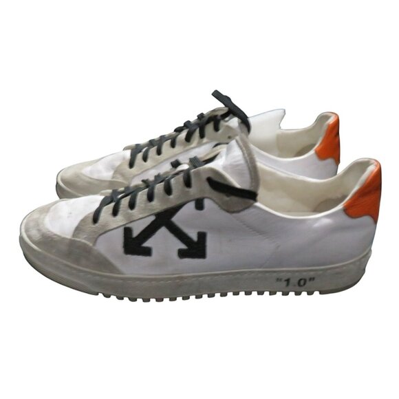 Off-White × Streetwear × Virgil Abloh Cup Sole 2.0 White Leather Low Top Sneaker - Picture 2 of 11